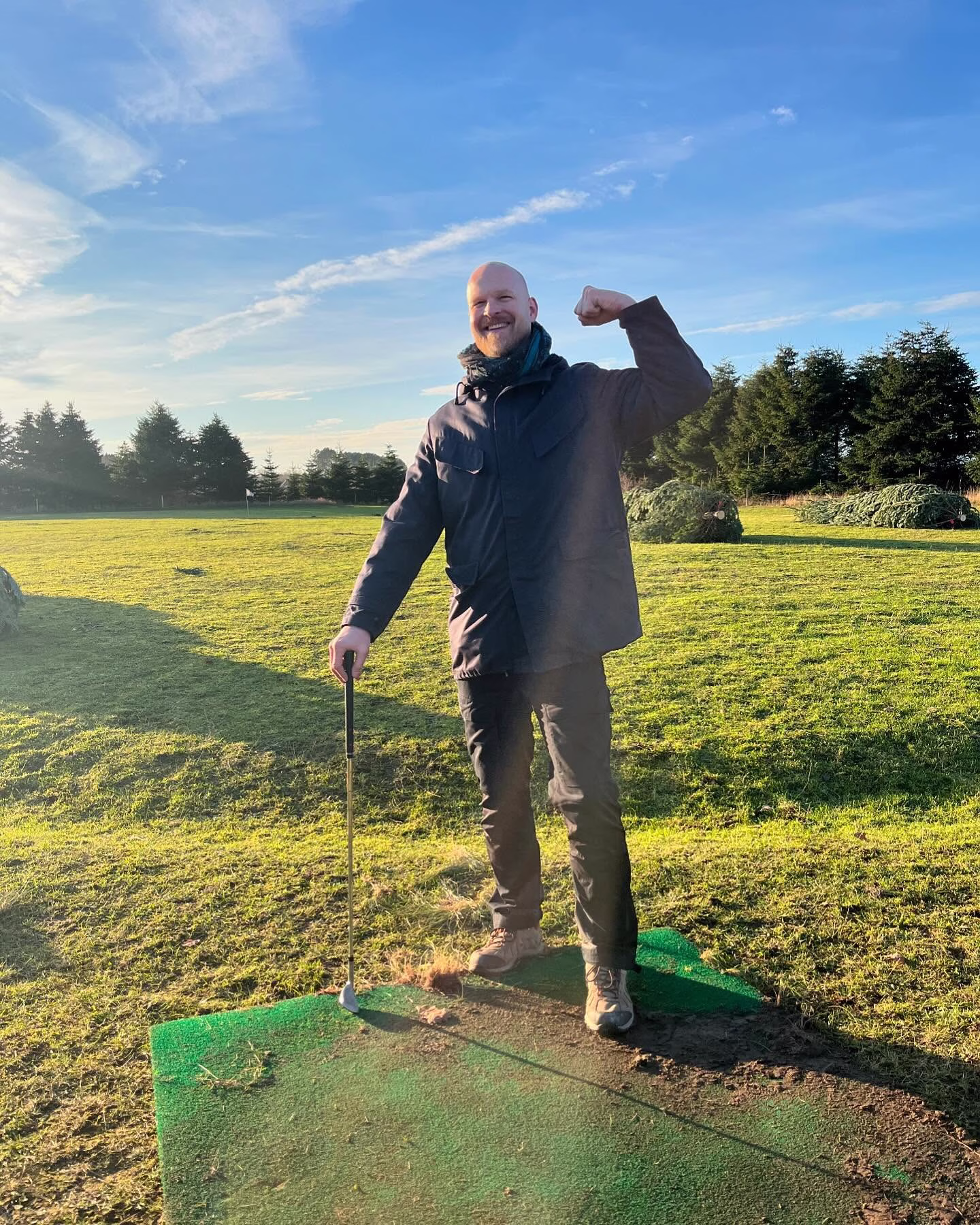 Carsten Lorensen, vinder af Juletræsgolf 2024 på Jagtgården