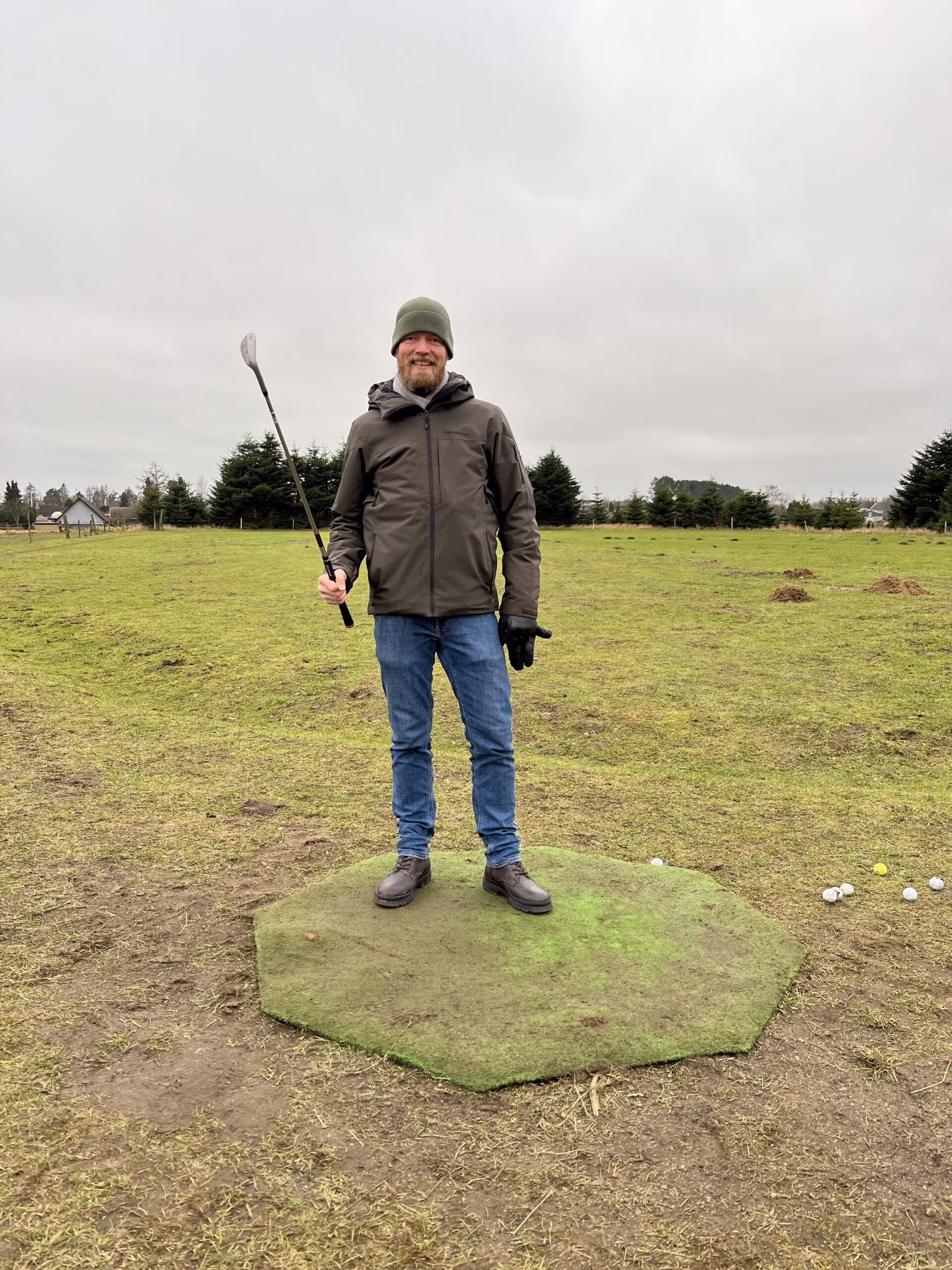 Søren græsborg, vinder af Juletræsgolf 2023 på Jagtgården