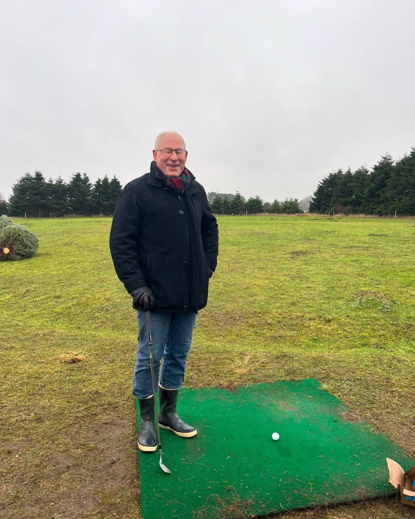Svend Hammer, vinder af Juletræsgolf 2024 på Jagtgården