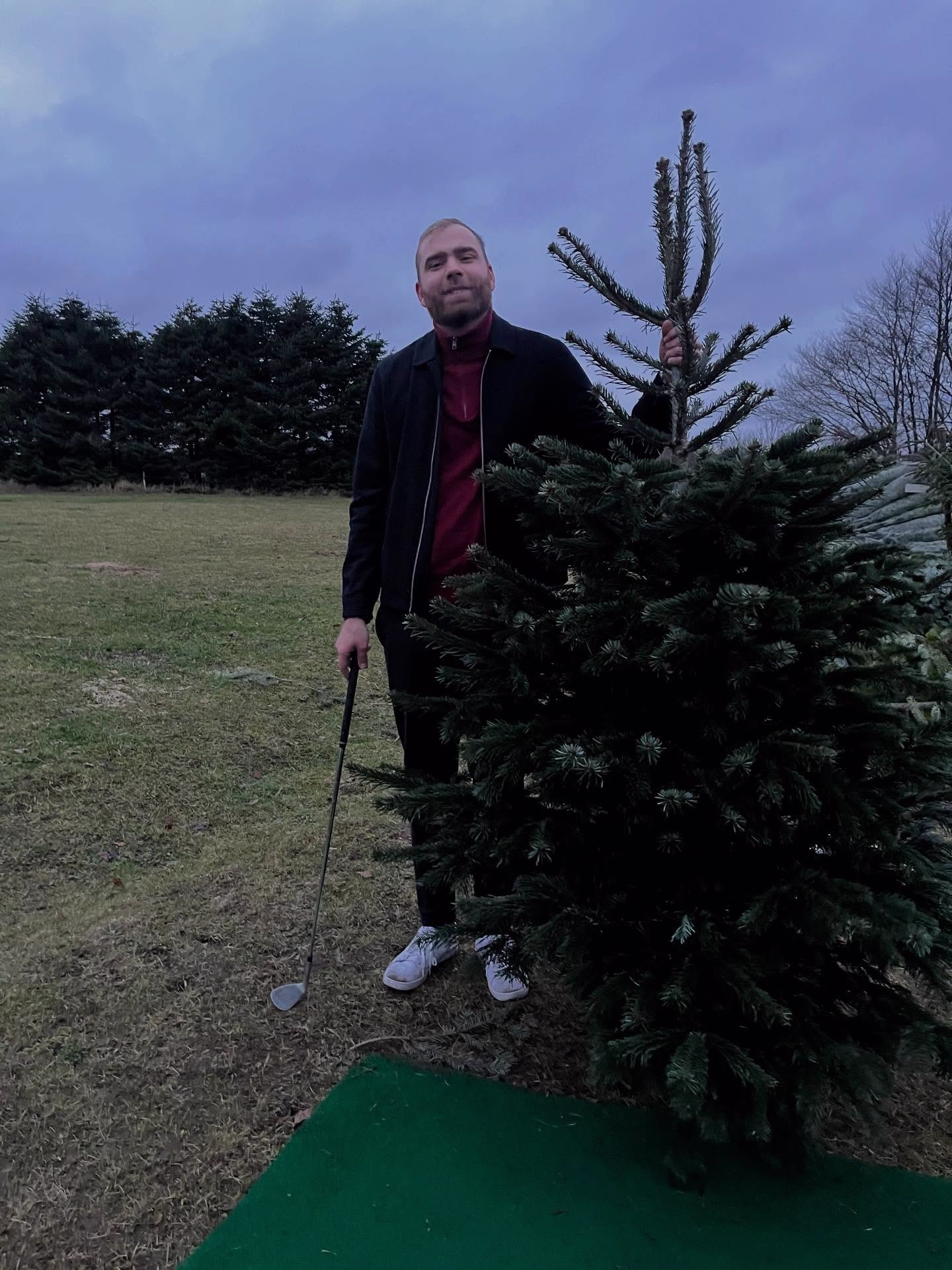 Thor Melin, vinder af Juletræsgolf 2025 på Jagtgården
